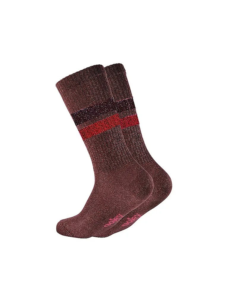 OOLEY | Socken ELECTRA LUNGO chilli red | Rot
