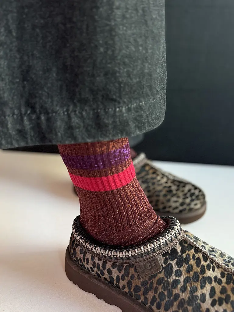 OOLEY | Socken ELECTRA LUNGO chilli red | Rot