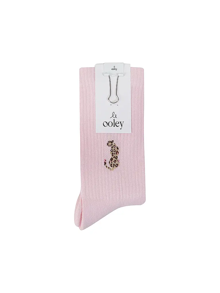 OOLEY | Socken ICON Leo Rose Rosa  | Rosa