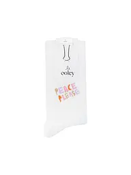 OOLEY | Socken ICON Peace Please weiss | Weiss