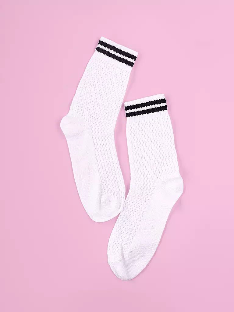 OOLEY | Socken NET offwhite | creme