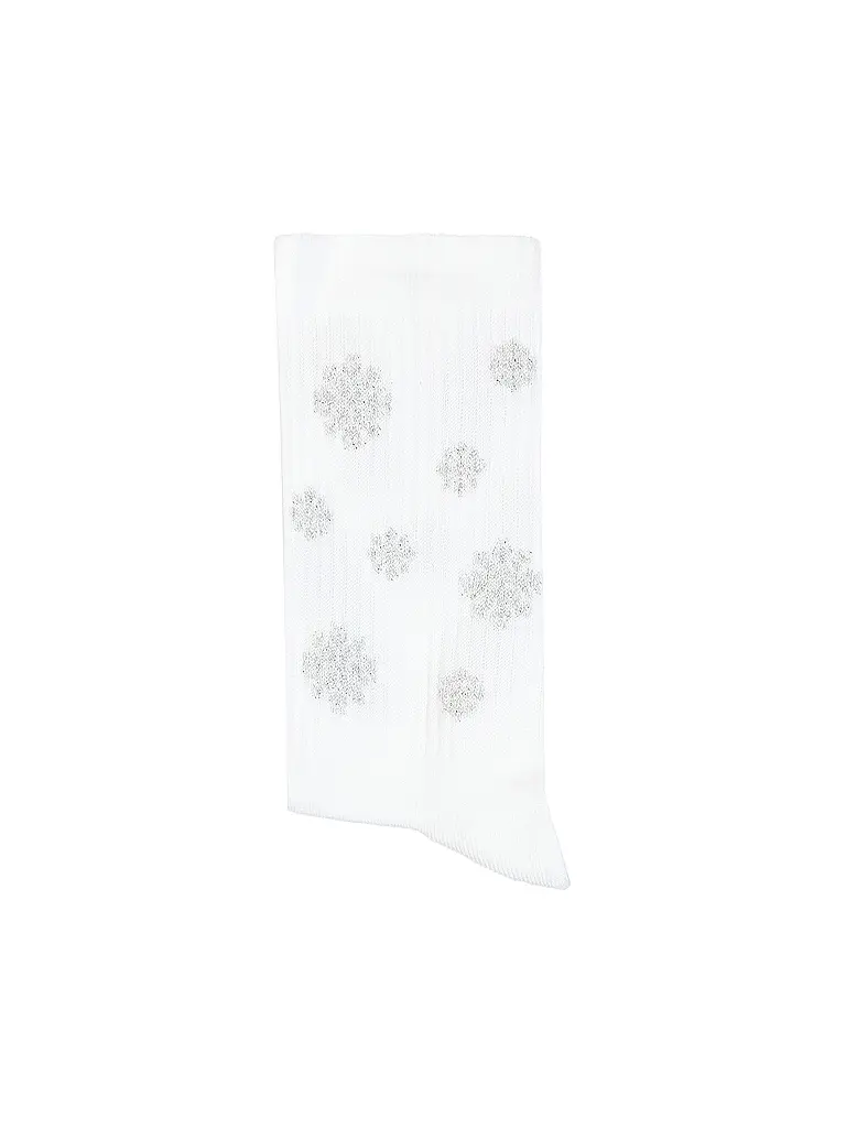 OOLEY | Socken Socken ICON XMAS snowflake | Weiss