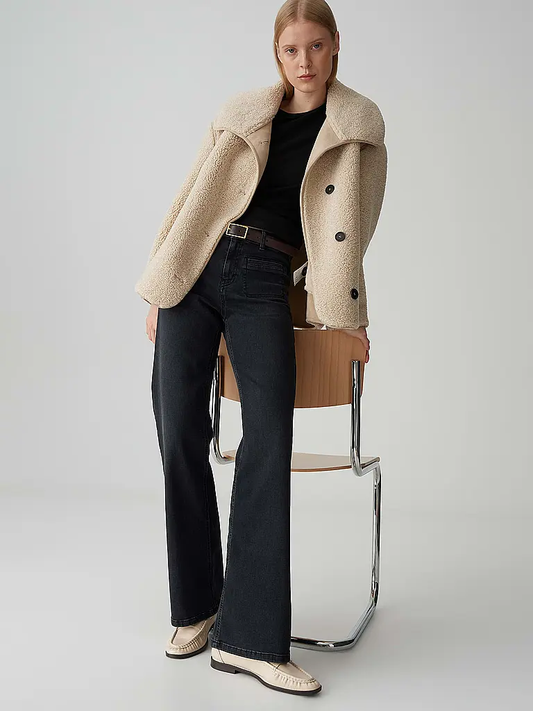 OPUS PANTS | Jeans Wide Leg MELLY FRESH | Schwarz