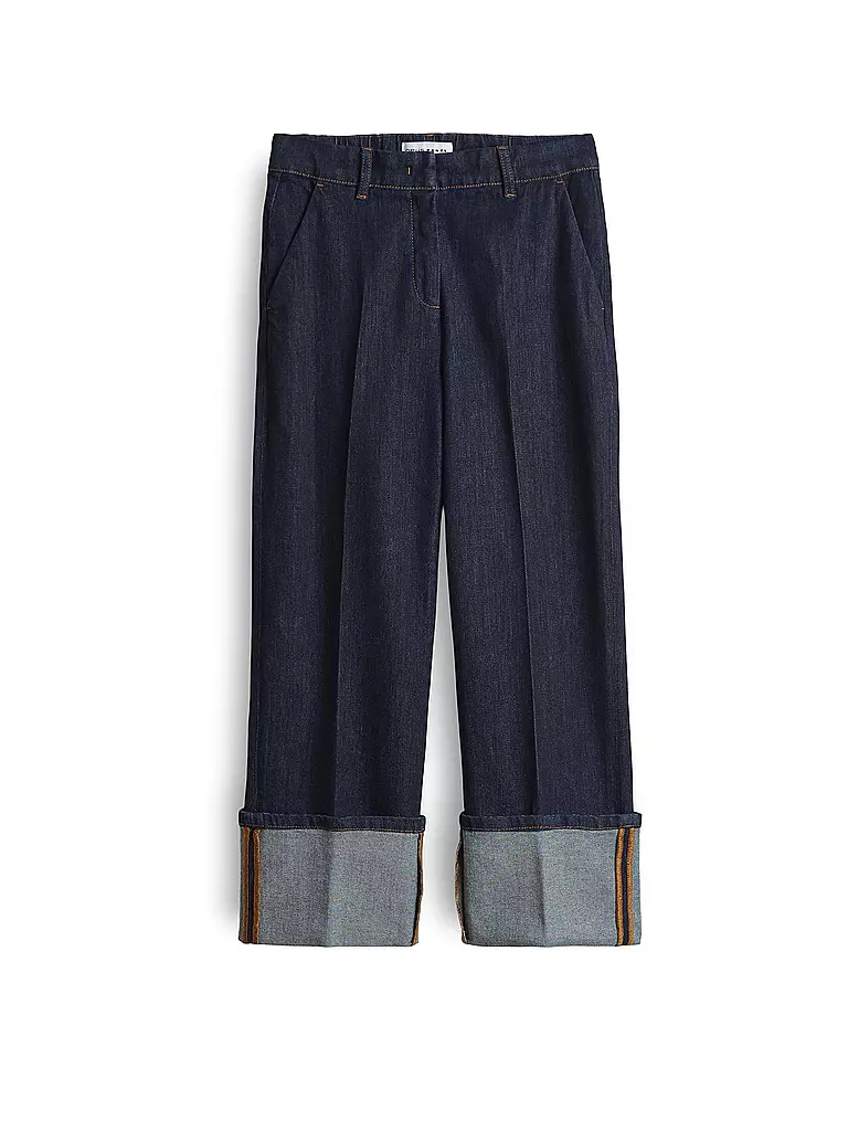 OPUS PANTS | Jeans Wide Leg MOIRA CLEAN | dunkelblau