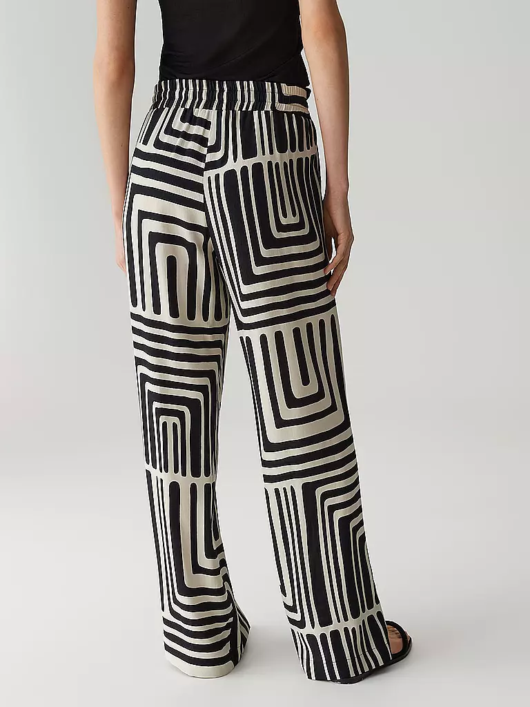 OPUS PANTS | Marlenehose MALOTTA ABSTRACT | olive