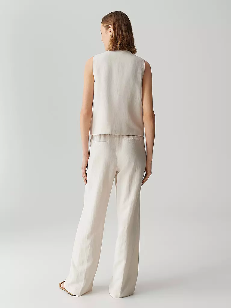 OPUS PANTS | Marlenehose MALOTTA NATURAL | schwarz