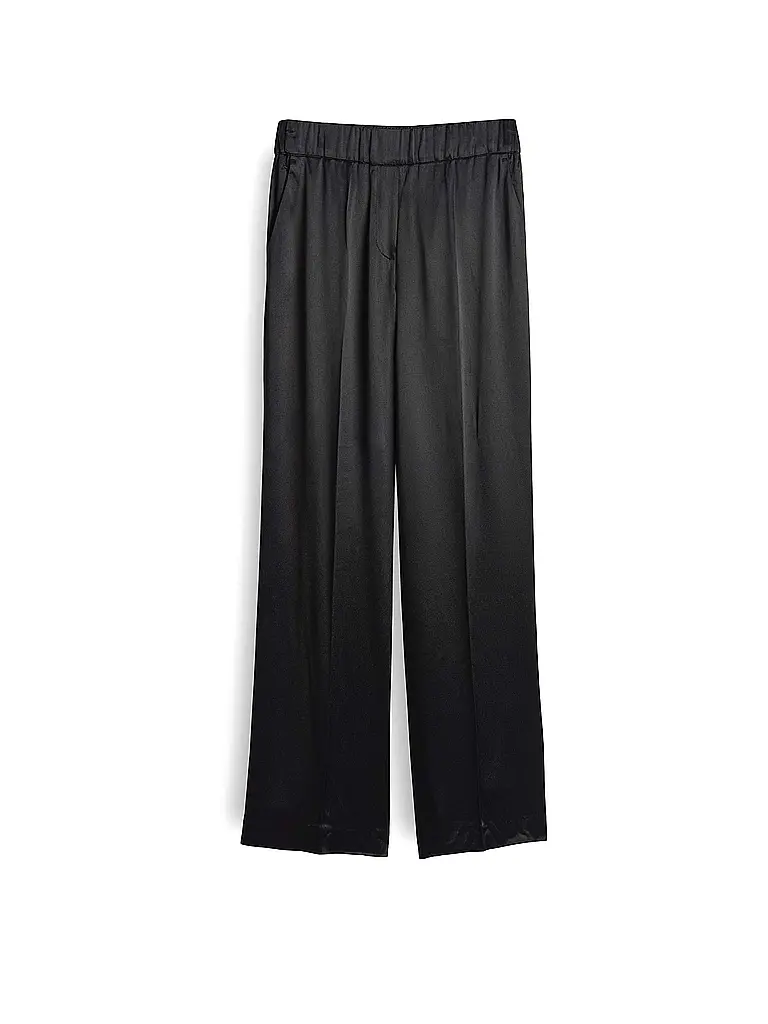 OPUS PANTS | Marlenehose MUCIA SHINE | Schwarz