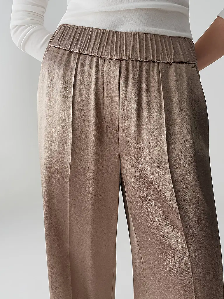 OPUS PANTS | Marlenehose MUCIA SHINE | Beige