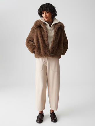 OPUS | Jacke in Felloptik HAJORA