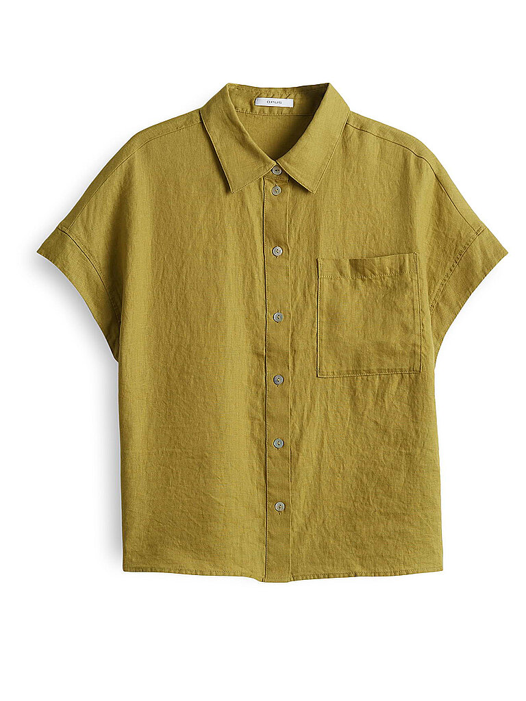 OPUS Leinenbluse FELISA senf | 38