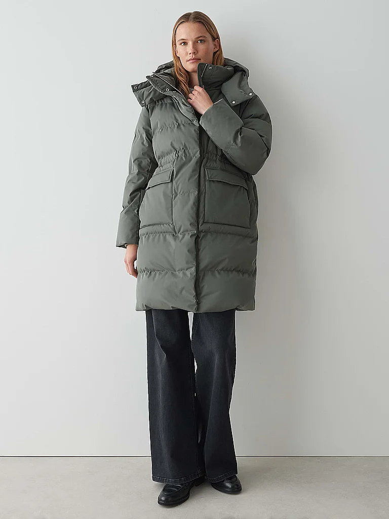 OPUS Hallusi Quilted Coat Grey 40 2
