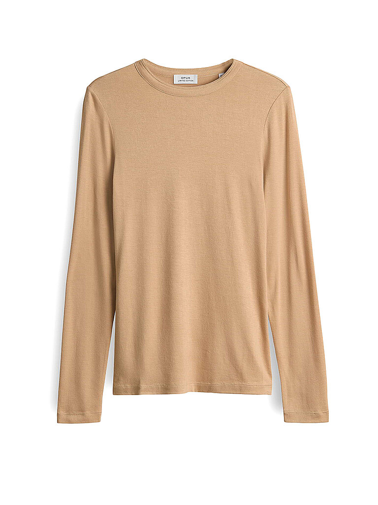 OPUS Langarmshirt SIFA hellbraun   40 damen