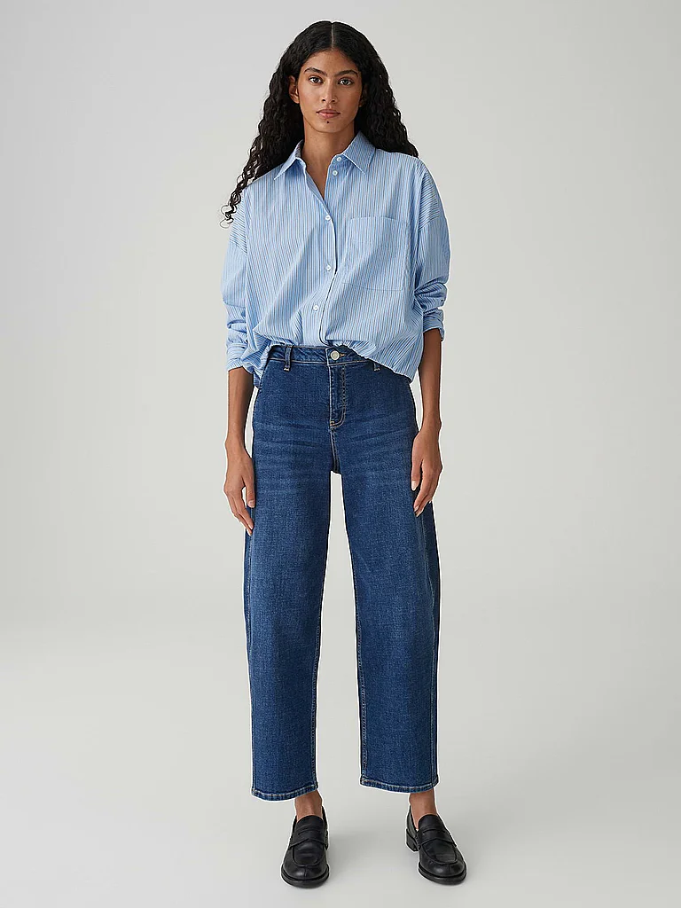 OPUS LOLAH Pantalon Jean Boyfriend Bleu Foncé 36/L28 2