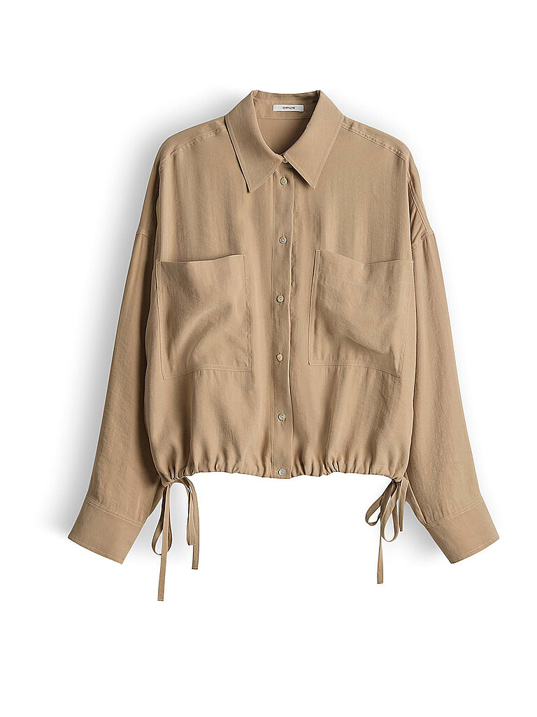 OPUS Hemdbluse FIBERTA camel   36 damen