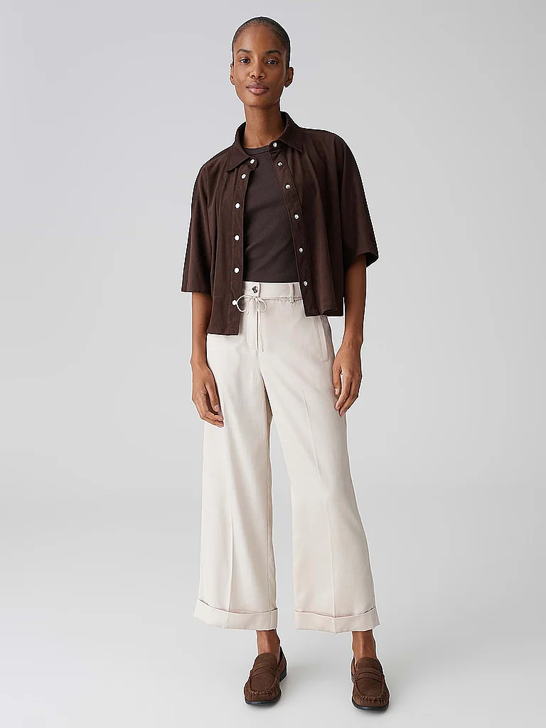 Opus Meeri Bloom Women's Marlene Trousers Beige 38 2
