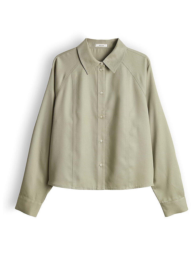 Hemdbluse FAMRA olive 40 damen