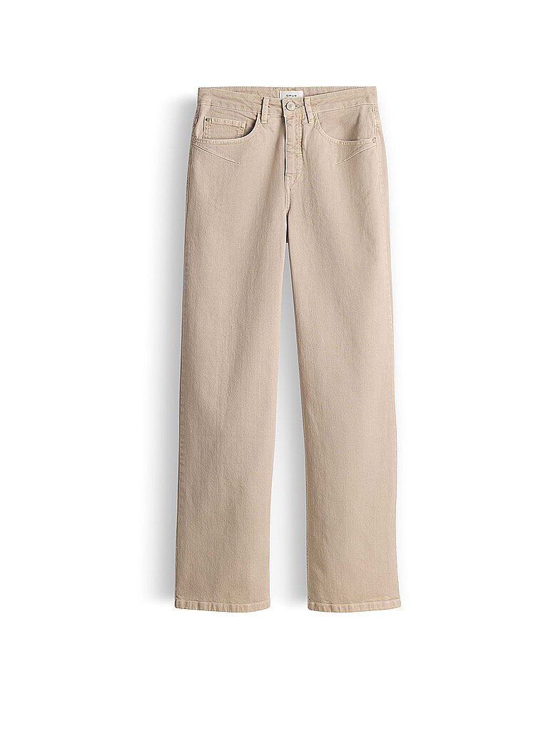 Jeans Straight Fit MIVA SOFT creme 34/L32 damen