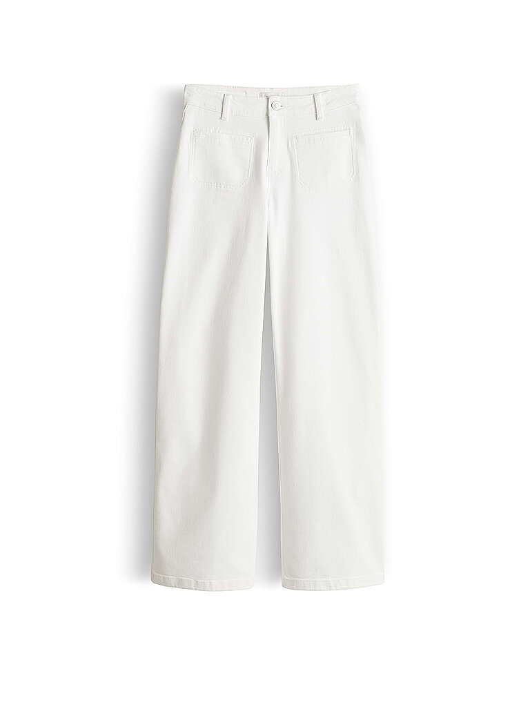 Jeans Straight Fit MIVA URBAN weiss 34/L32 damen