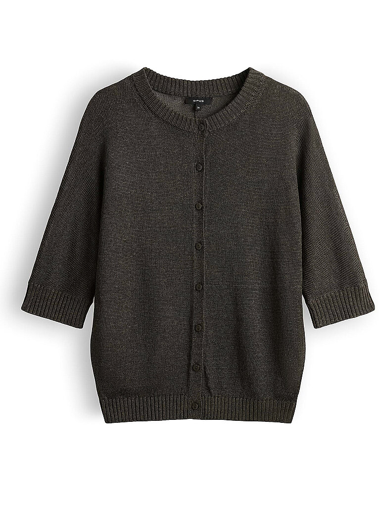 OPUS Strickjacke DATINA dunkelgrün | 40