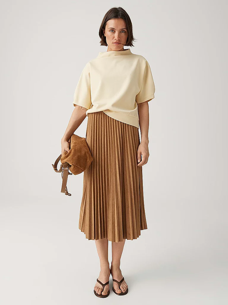 OPUS Jupe mi-longue RYHA marron clair | 38