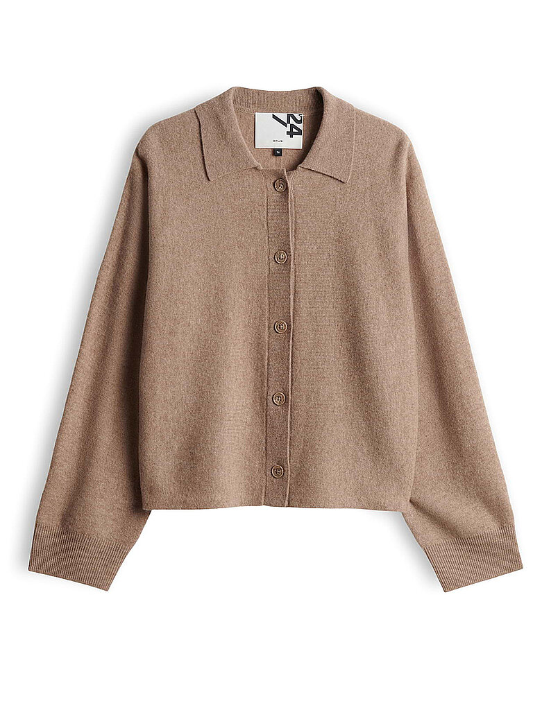 OPUS Strickjacke DULENA hellbraun | 38