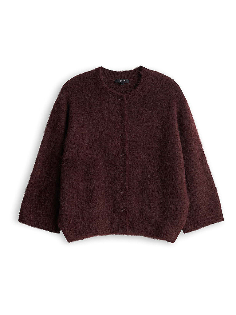 OPUS Strickjacke DISILLE dunkelrot | 42