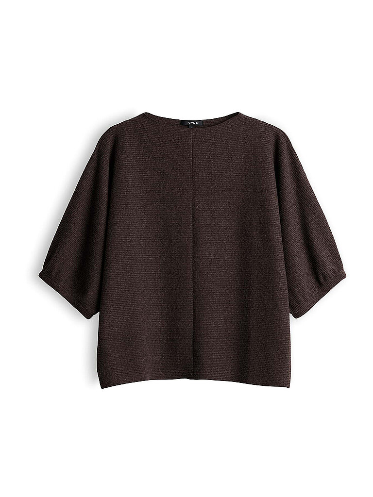 OPUS T-Shirt SKUPIN braun | L