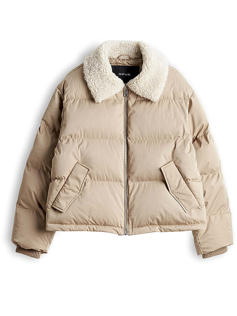 OPUS Leichtsteppjacke HATCHY hellbraun | 36