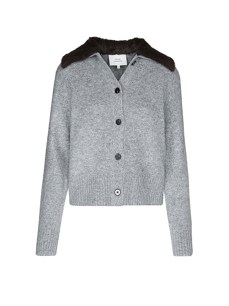 OPUS Strickjacke DOFUR grau | 42