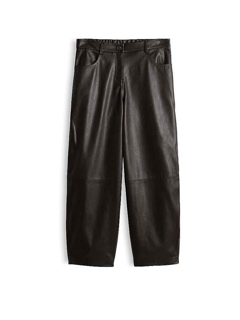 OPUS Hose in Lederoptik MAIGA EDIT braun | 38