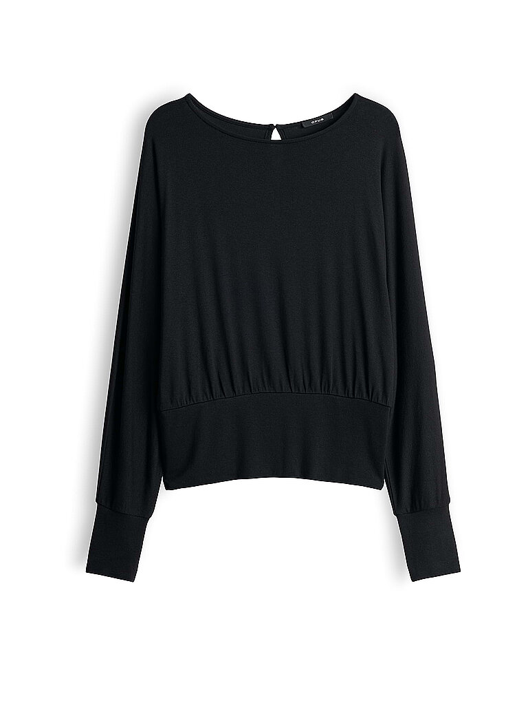OPUS Langarmshirt SONNU schwarz | S