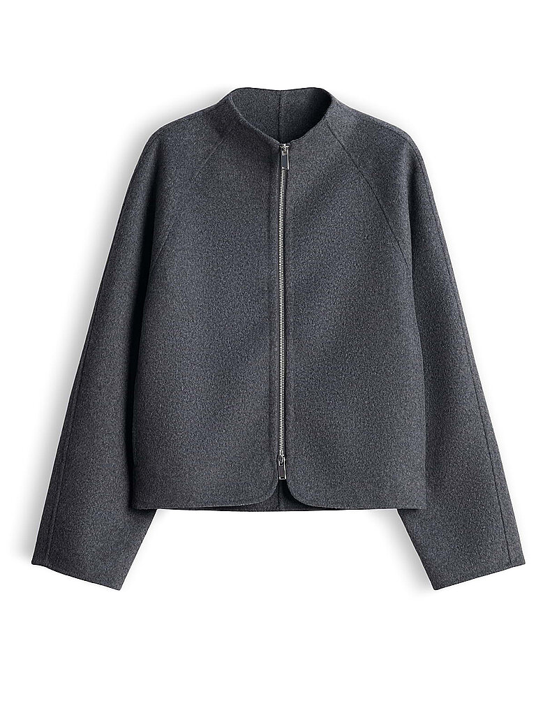 OPUS Wolljacke HELISU grau | 40