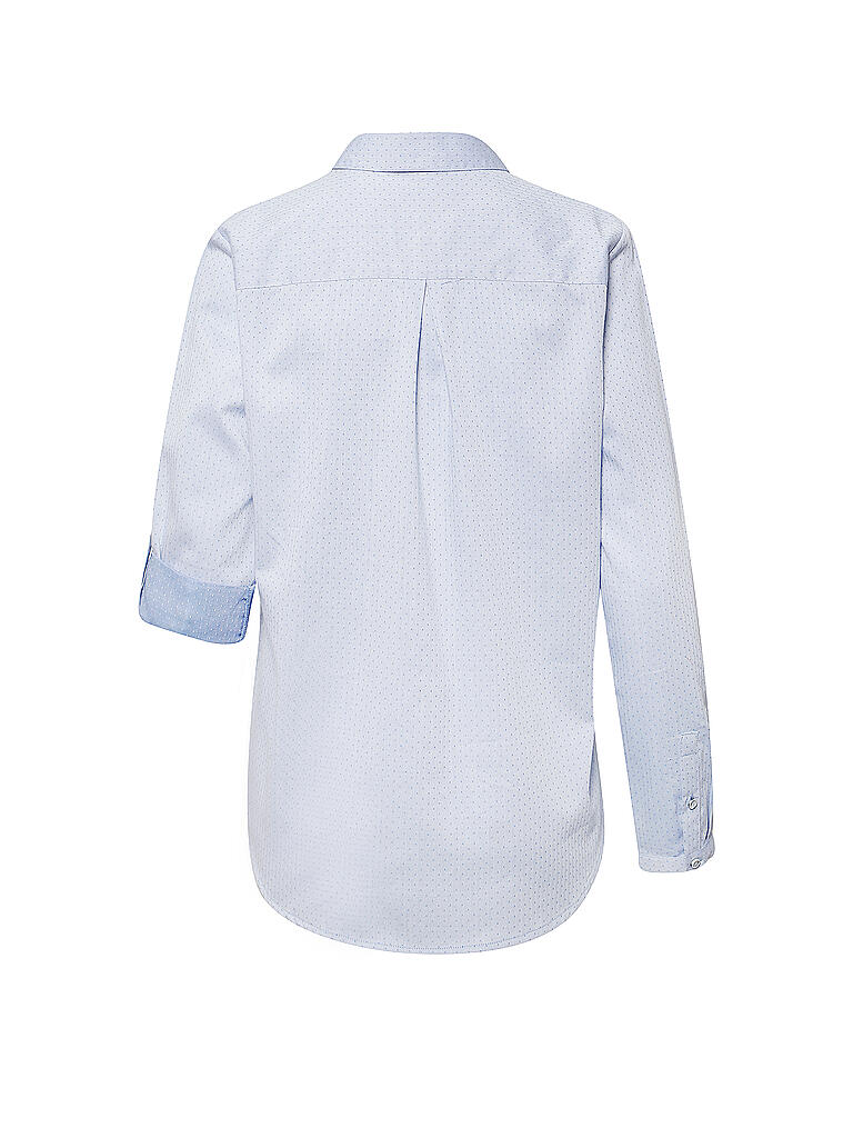 OPUS | Bluse Falenta Dobby | blau