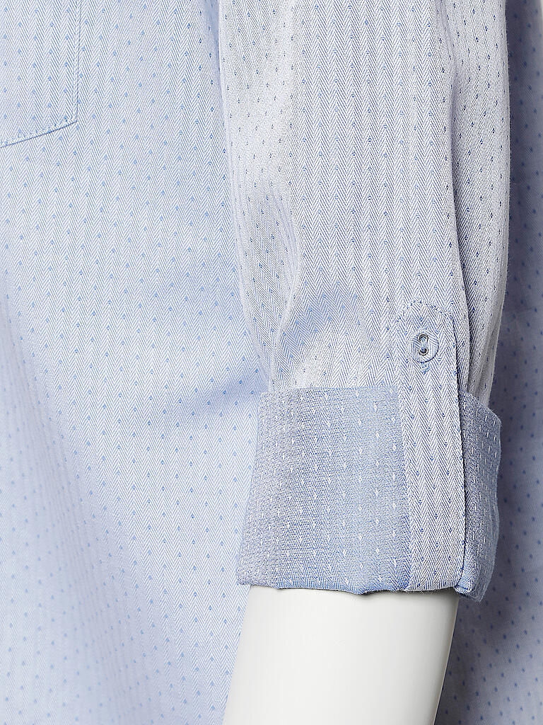 OPUS | Bluse Falenta Dobby | blau