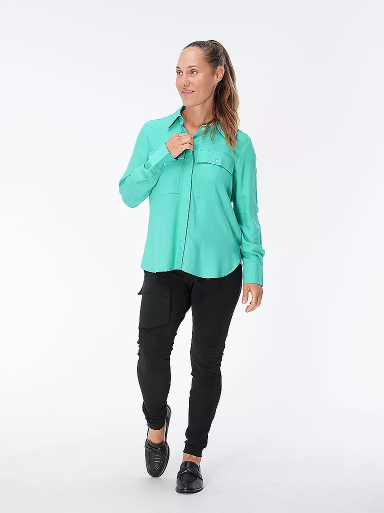 OPUS | Bluse FALVA | türkis