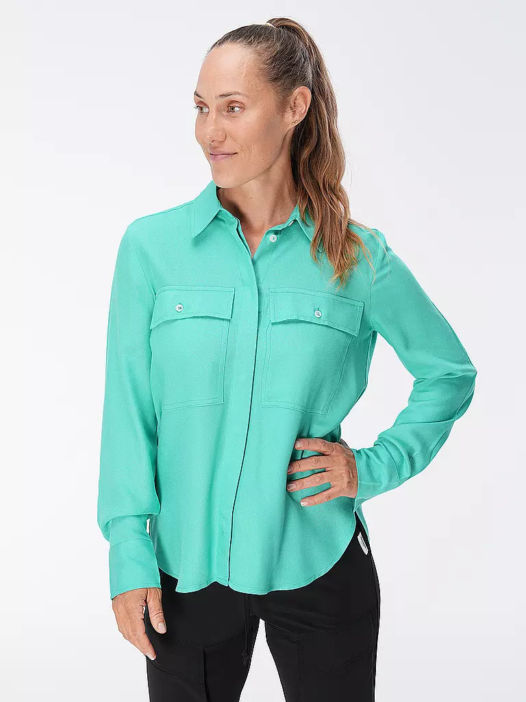 OPUS | Bluse FALVA | türkis