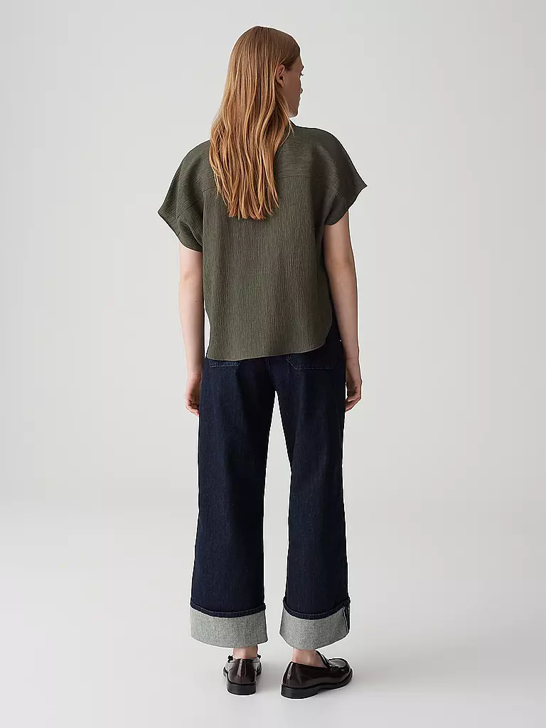 OPUS | Bluse FASINGA | dunkelgrün