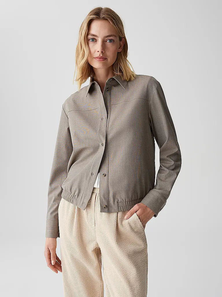 OPUS | Bluse FJORDIS | Hellbraun
