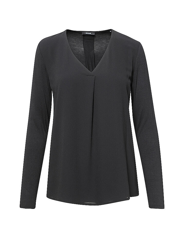 OPUS | Blusenshirt Fasina | schwarz