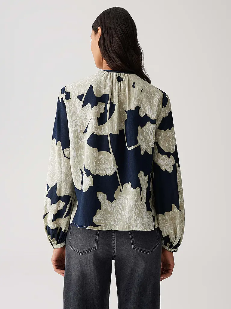 OPUS | Blusenshirt FICONA ANALOGUE | dunkelblau