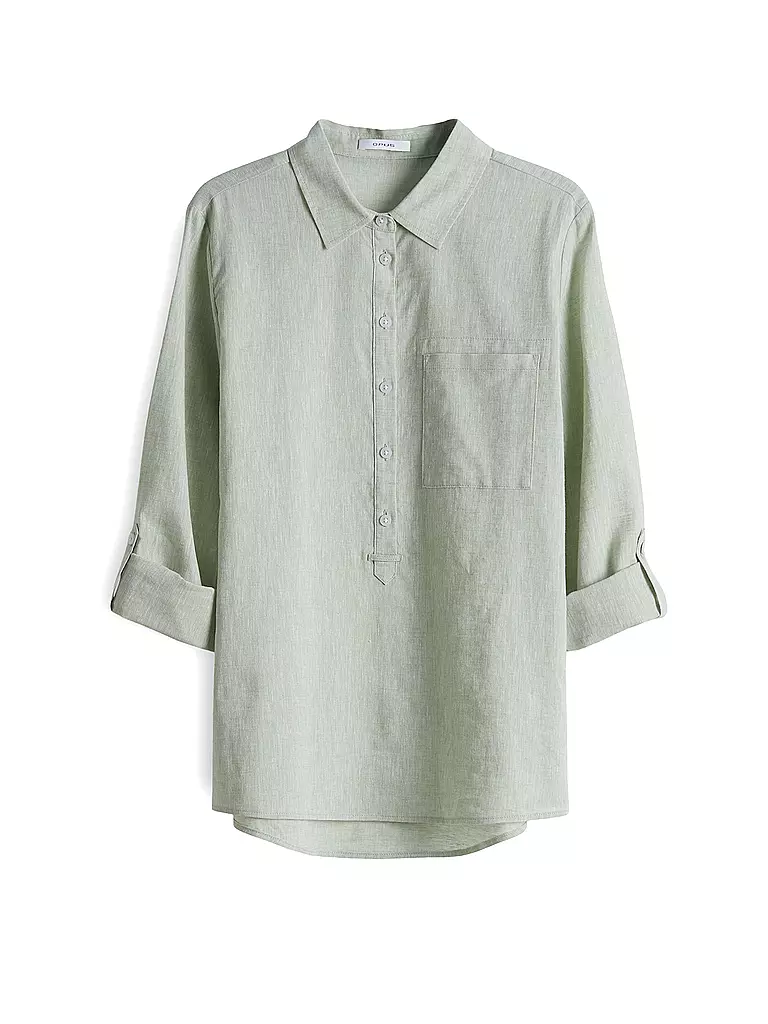 OPUS | Blusenshirt FREPPA M LANGE | grün