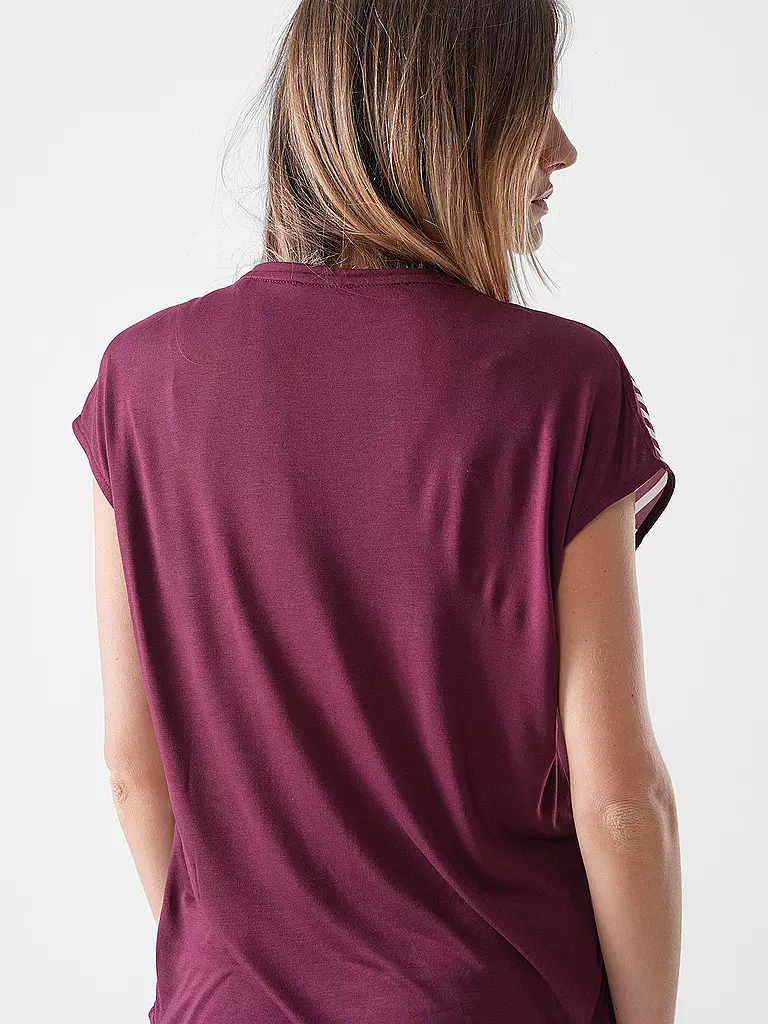 OPUS | Blusenshirt SABETHI PRINT | dunkelblau