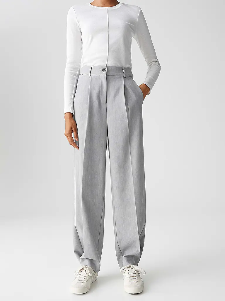 OPUS | Businesshose MAIGA FRESH | grau