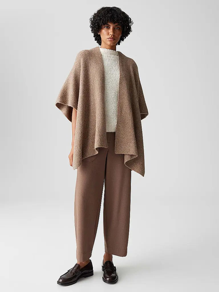 OPUS | Cape - Poncho ABLANKI CAPE | Braun