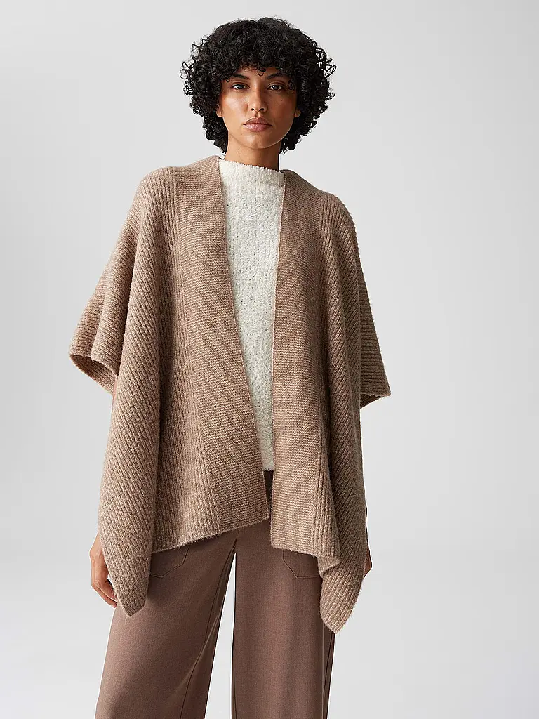 OPUS | Cape - Poncho ABLANKI CAPE | Braun