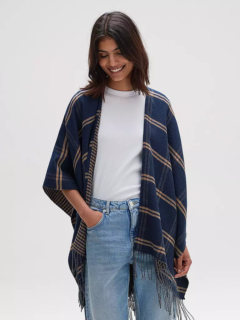 OPUS | Cape - Poncho ATONA  | blau