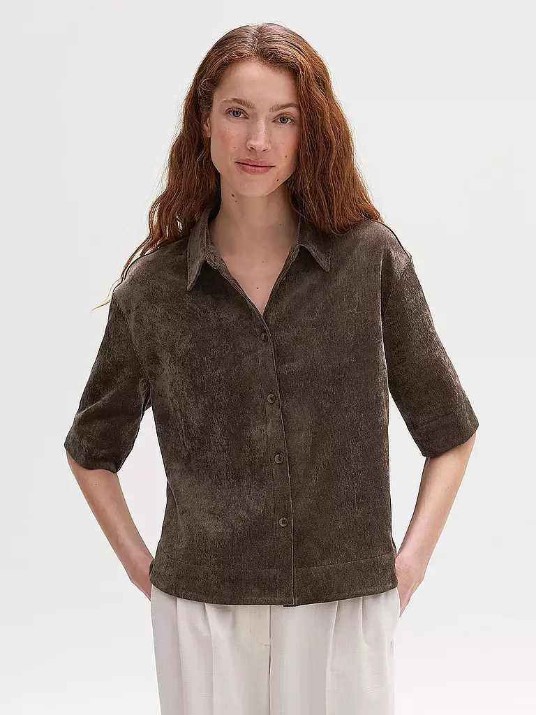 OPUS | Cordbluse FEPPA | braun