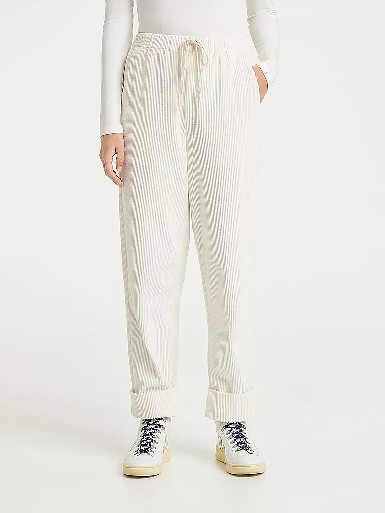 OPUS | Cordhose Jogging Fit MALPI | creme