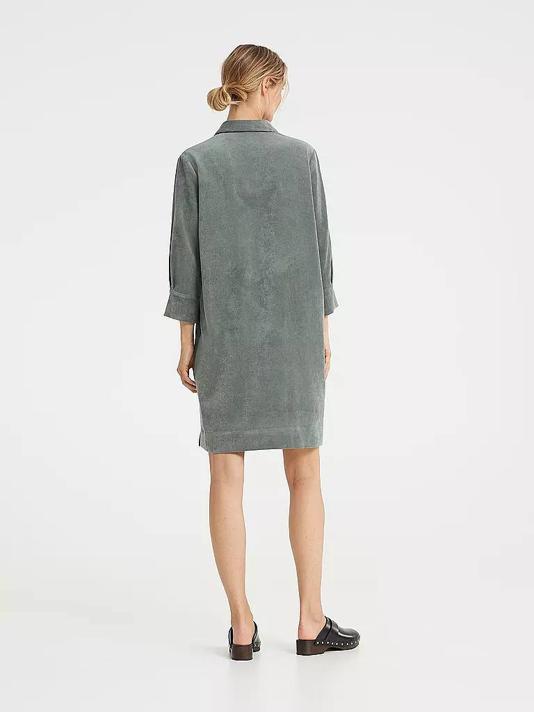 OPUS | Cordkleid WEDELIA | dunkelgrün
