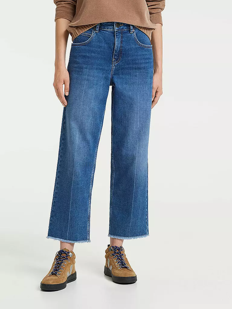 OPUS | Culotte Jeans Momito | dunkelblau